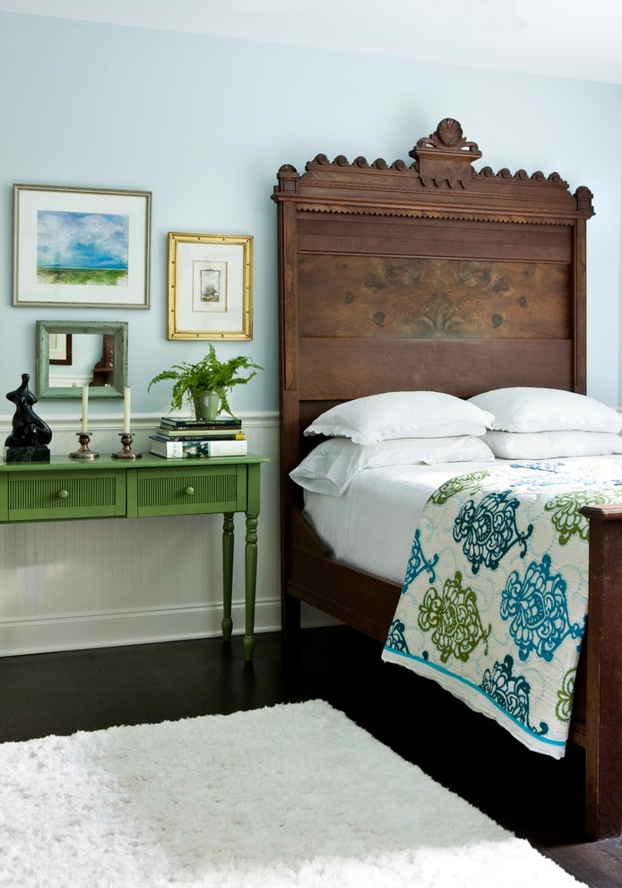 Oversized King Quilts Bedroom Contemporary with Area Rug Beadboard Bedside