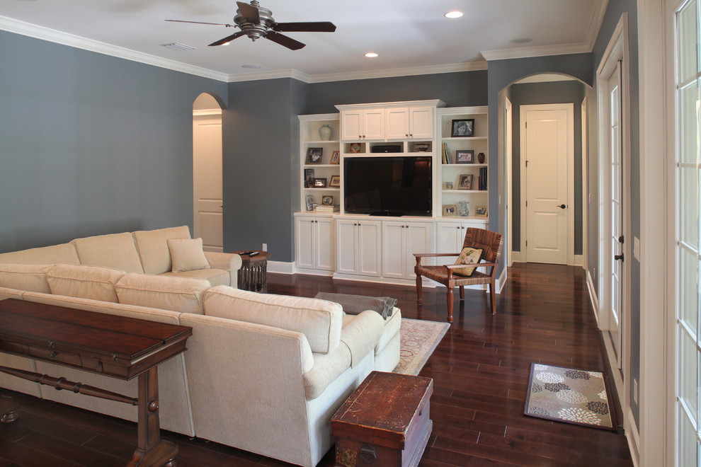 Paint Colors for Family Rooms Family Room Traditional with None 