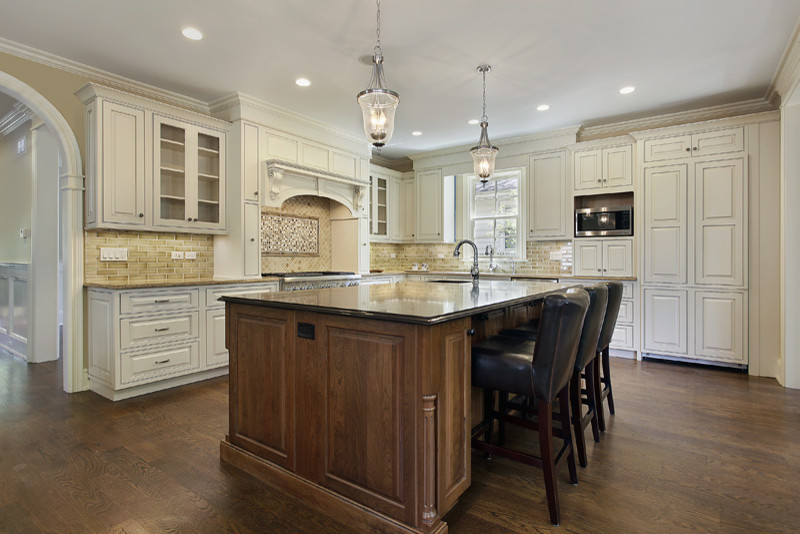 Paint Colors for Kitchens with White Cabinets Kitchen Contemporary with None 