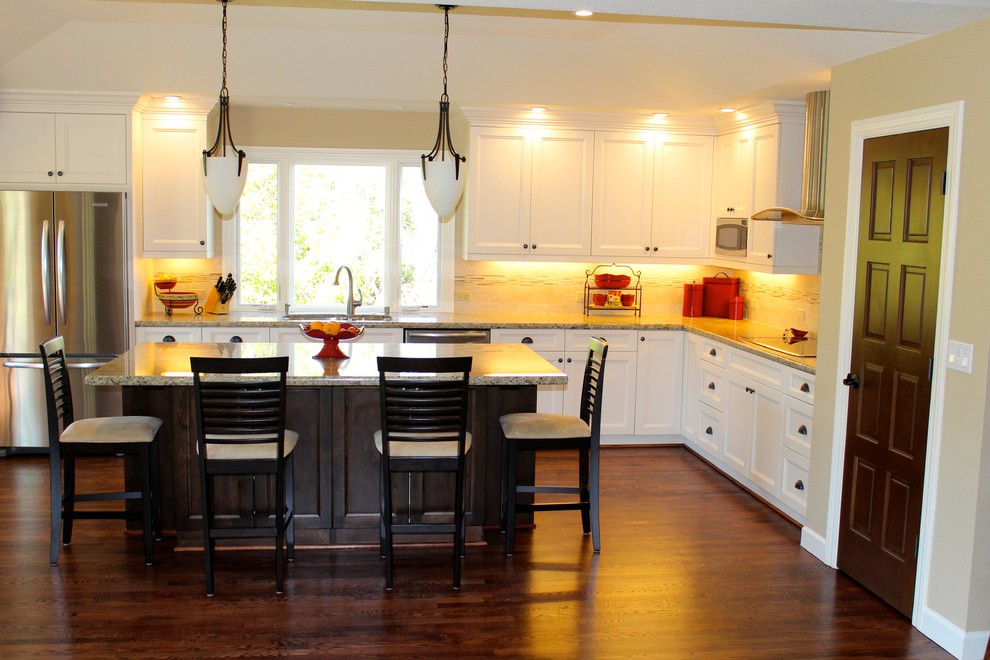 Paint Interior Doors Kitchen Traditional with Island Seating Kds Kevin