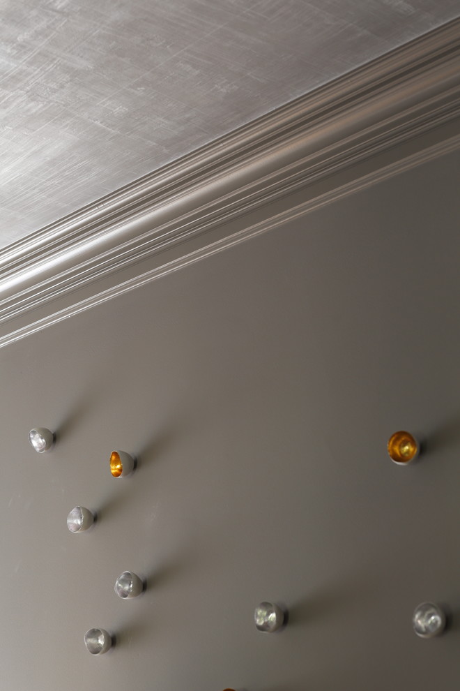Painted Crown Molding Spaces Contemporary with Bespoke Contemporary Design Dining
