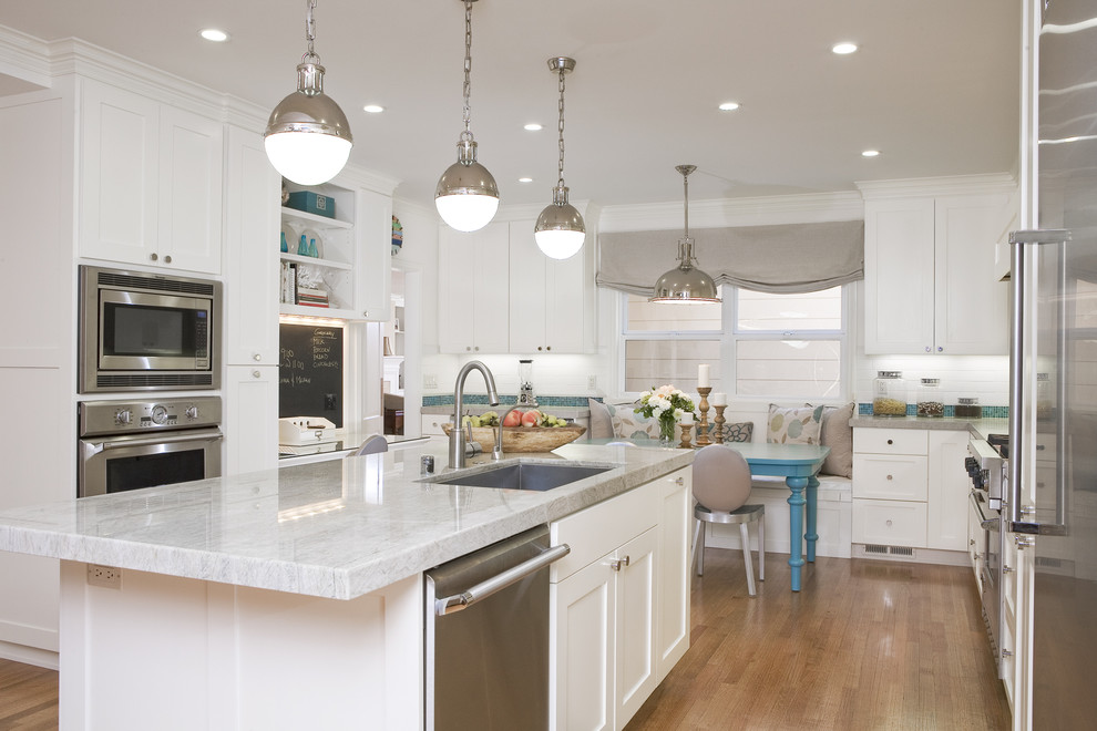 Painted Kitchen Tables Kitchen Traditional with Banquette Built Ins Ceiling