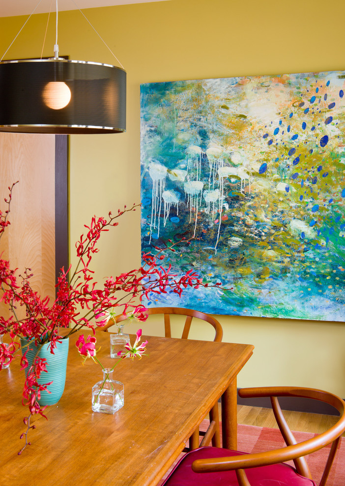 Painting Kitchen Cabinets White Dining Room Contemporary with Costa Centerpiece Colorful Eclissi