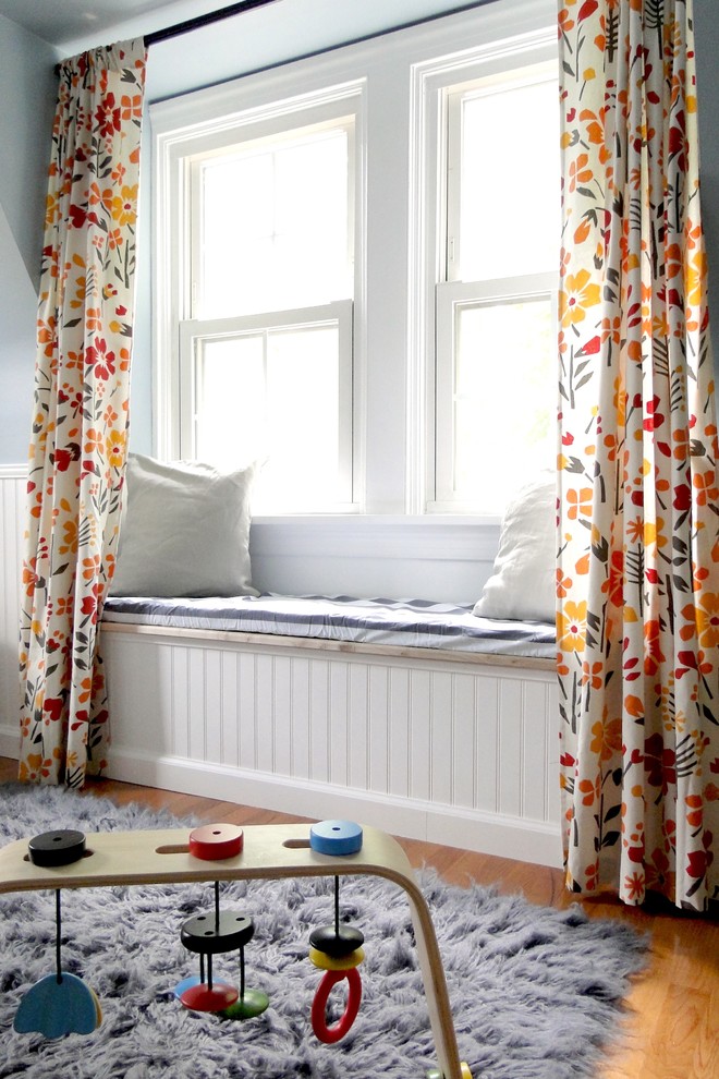 Panel Curtain Ideas Kids Contemporary with Area Rug Beadboard Curtains