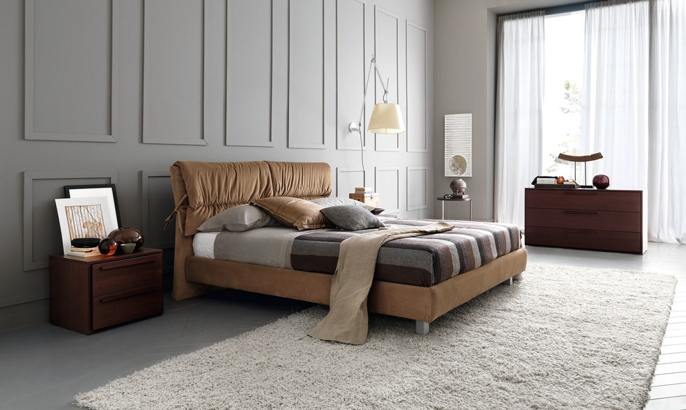Paneling for Walls Bedroom Contemporary with Area Rug Comfortable Bed