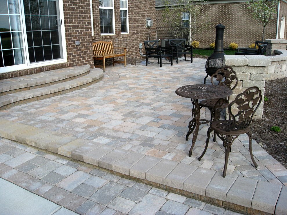 Patio Designs with Pavers Patio Traditional with None 