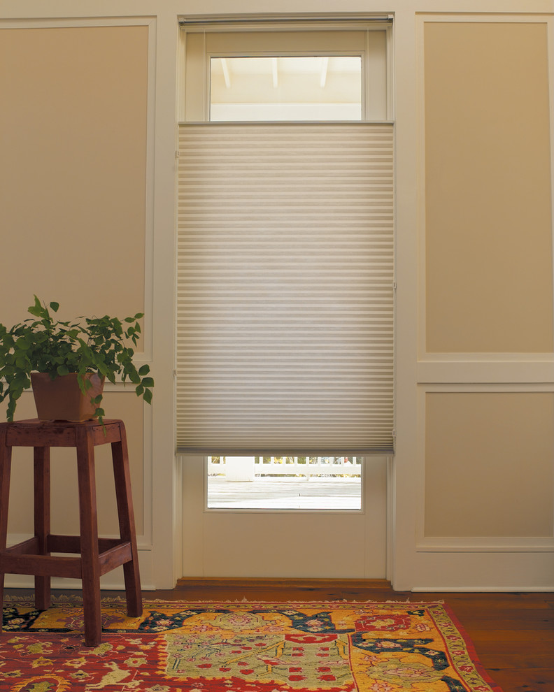 Patio Door Treatments Spaces Eclectic with Hunter Douglas Patio Door1