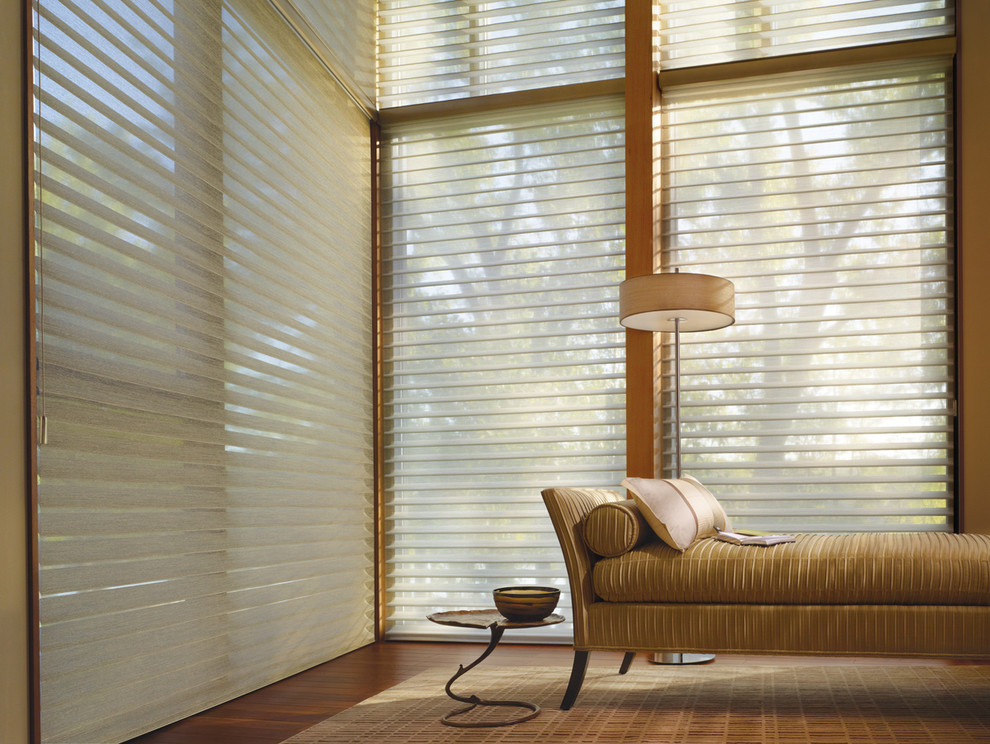 Patio Door Window Coverings Spaces Eclectic with Hunter Douglas Patio Door1