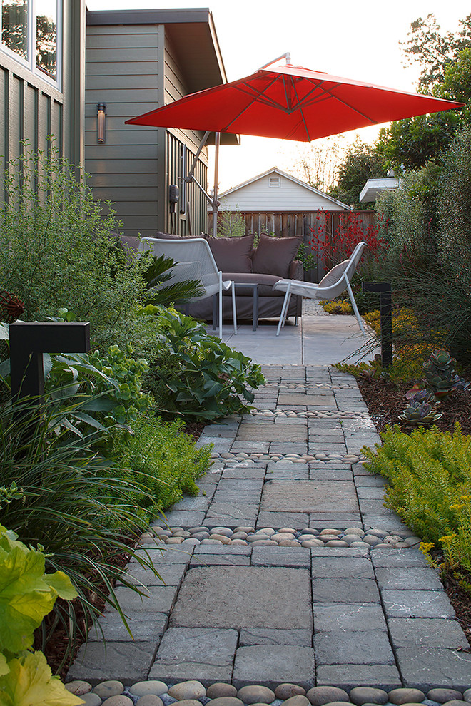 Patio Paver Designs Landscape Contemporary with None 