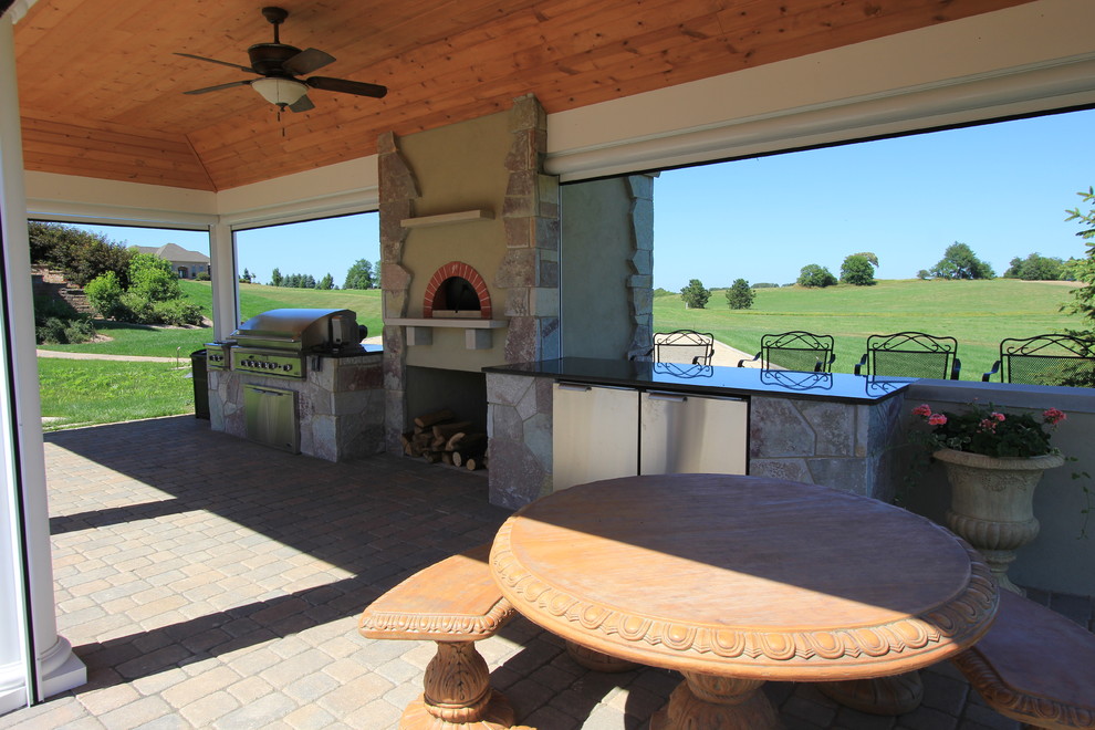 Patio Shade Structures Patio Mediterranean with Hardscape Lake Geneva Outdoor2