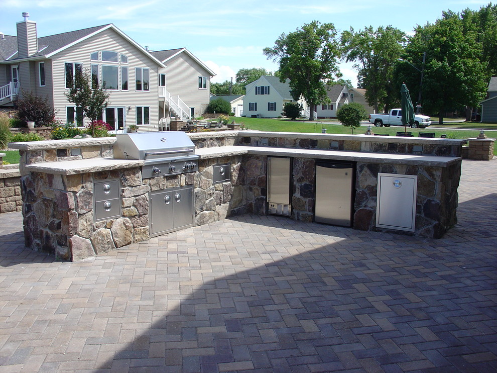 Paver Patio Pictures Patio Traditional with Outdoor Kitchen Outdoor Living
