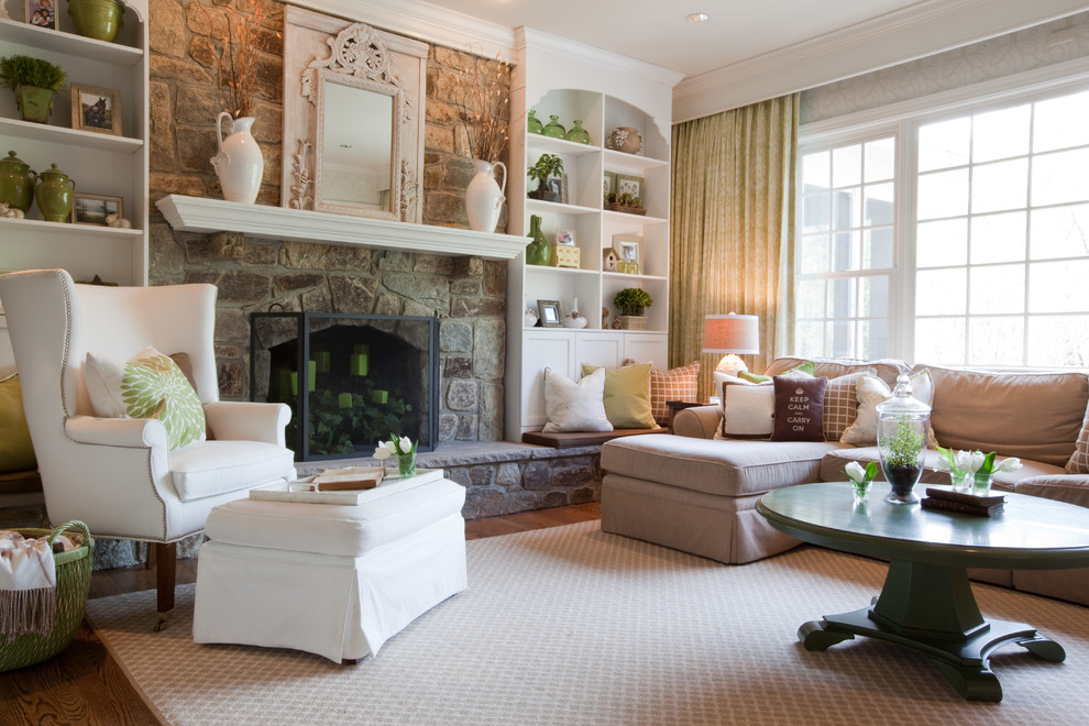 Pedestal Coffee Table Living Room Traditional with Area Rug Built in Bookshelves