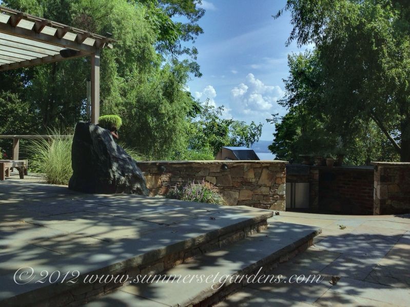 Pergola Design Ideas Landscape Traditional with Cedar Pergola Flagstone Patio