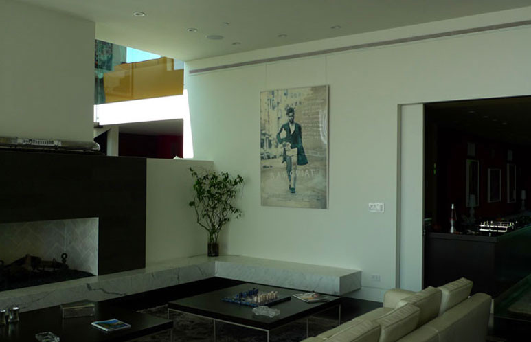 Picture Hanging Systems Living Room Contemporary with Art Hanging System Gallery