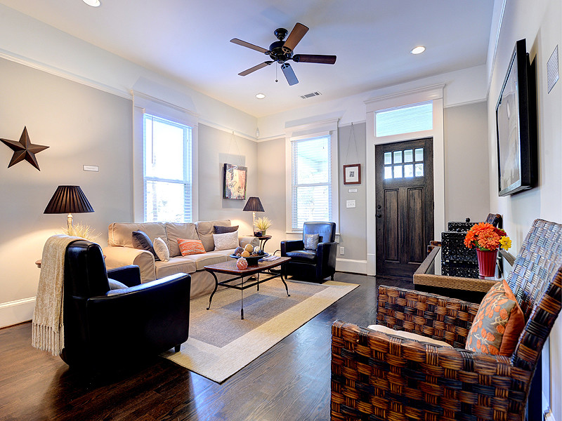 Picture Rail Moulding Living Room Traditional with Front Entry High Ceiling