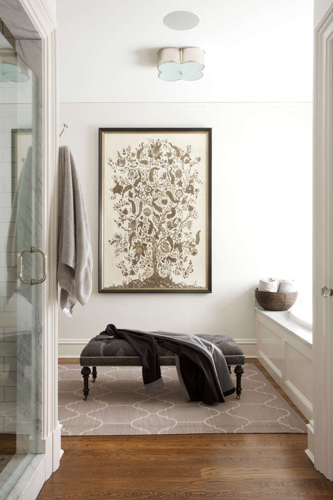 Pictures of Bathtubs Bathroom Transitional with Ceiling Light Framed Artwork