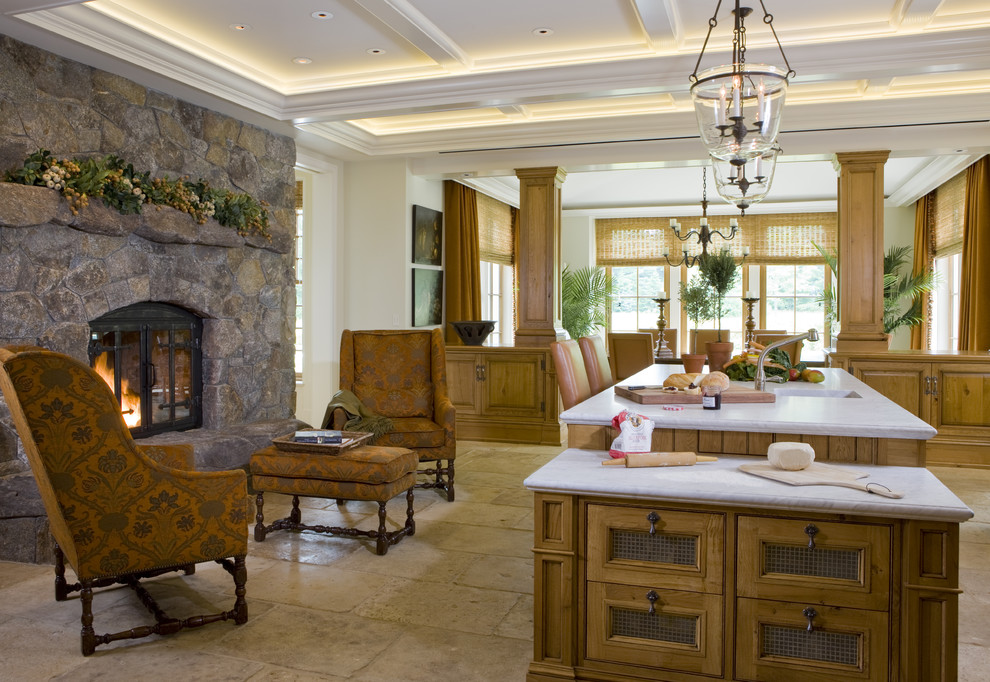 Pictures of Bay Windows Kitchen Traditional with Bell Pendant Lighting Breakfast