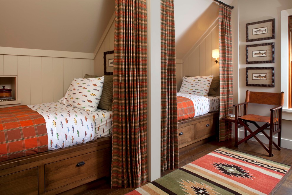 Pictures of Bunk Beds Bedroom Rustic with Area Rug Baseboards Bed1