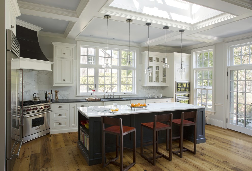Pictures of Kitchen Islands Kitchen Traditional with Antique Oak Flooring Bar