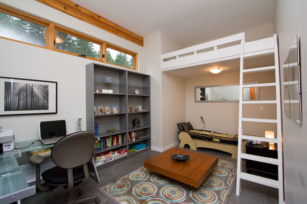 Pictures of Loft Beds Kids Transitional with Alcove Area Rug Bedroom