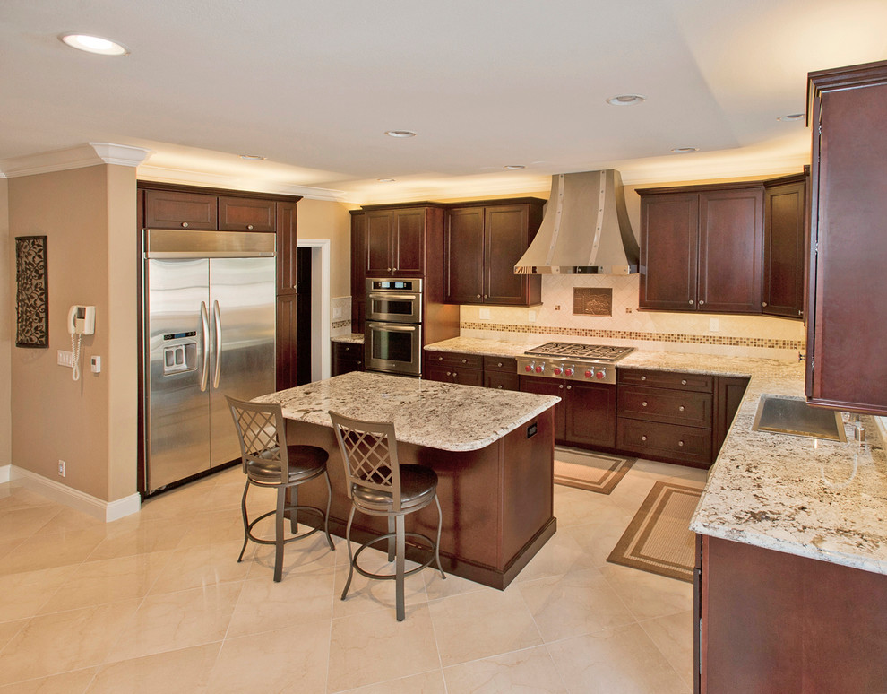 Pictures of Modern Bathrooms Kitchen Traditional with Alaska White Polished Granite