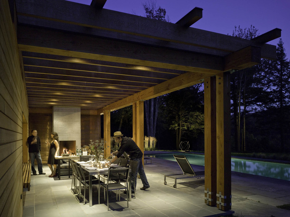 Pictures of Pergolas Patio Modern with Covered Patio Dining Exterior