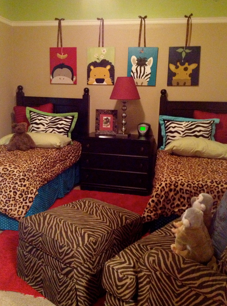 Pictures of Roman Shades Kids Eclectic with Animal Print Accents Baby