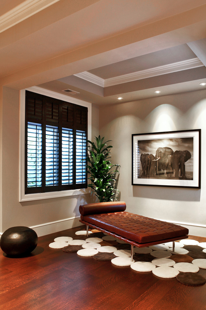 Pictures of Shutters Family Room Contemporary with Art Lighting Barcelona Daybed