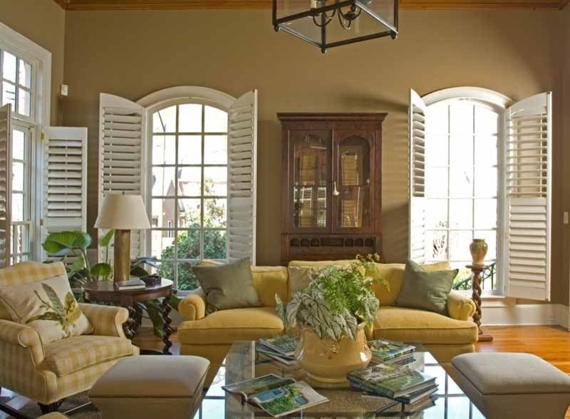 Pictures of Shutters Living Room Traditional with None 1