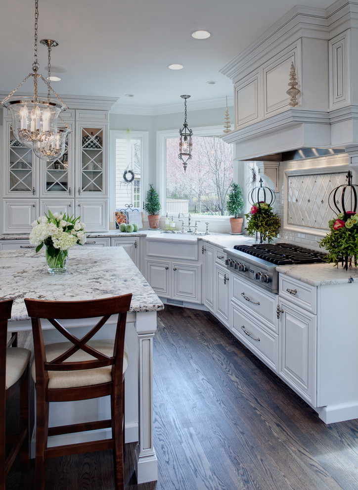 Pictures of White Kitchen Cabinets Kitchen Traditional with Appliance Garage Chicago Kitchen