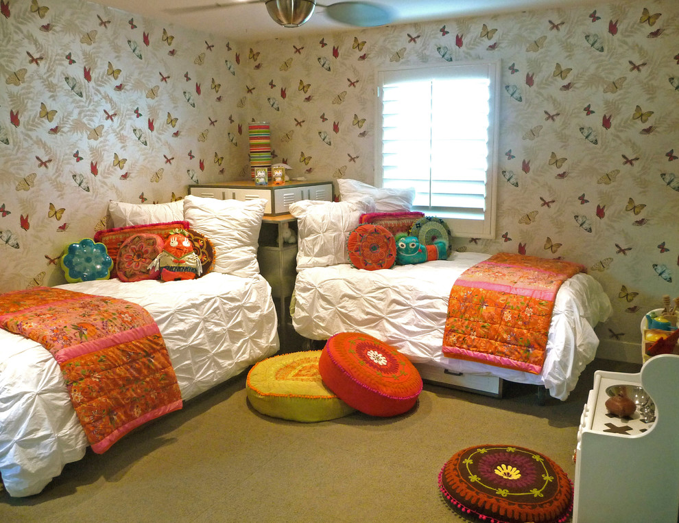Pintuck Duvet Cover Kids Eclectic with Butterflies Carpet Tiles Ceiling