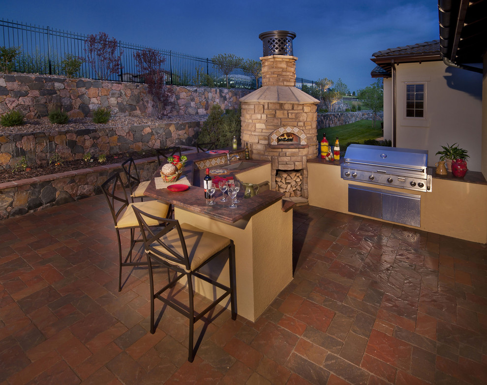 Pizza Oven Outdoor Patio Mediterranean with Celebrity Communities Celebrity Custom