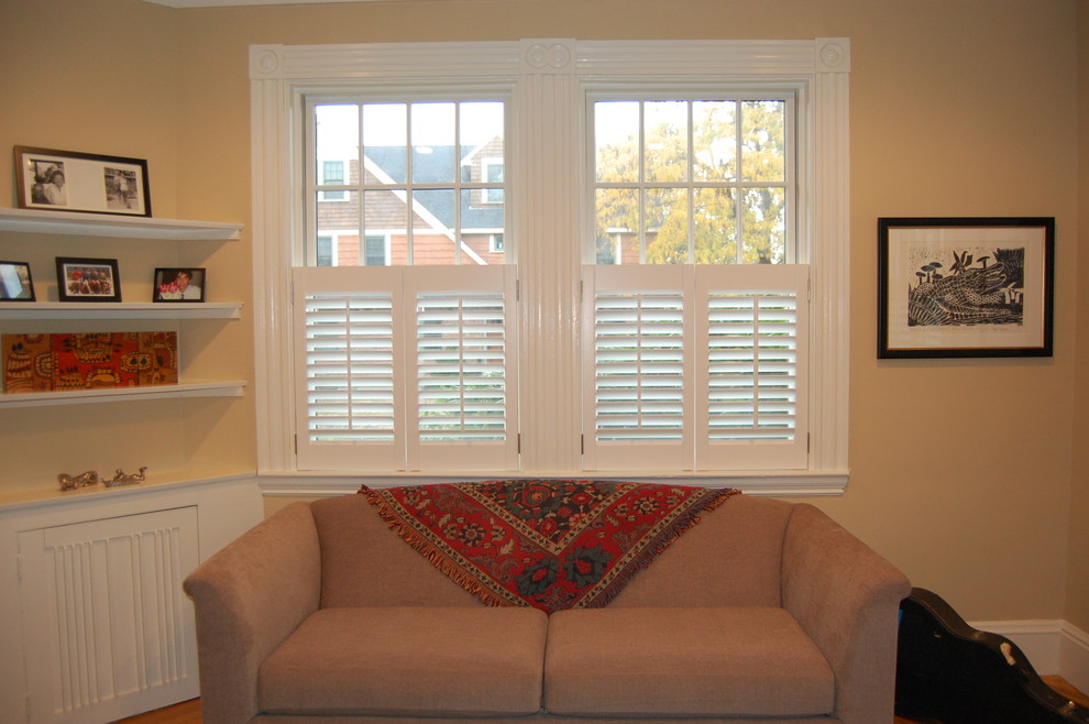 Plantation Shutters for French Doors Living Room Traditional with Cafe Shutters Corner Window