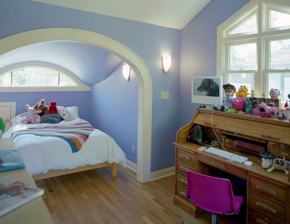 Platform Bed Frame Kids Traditional with Alcove Archway Attic Conversion