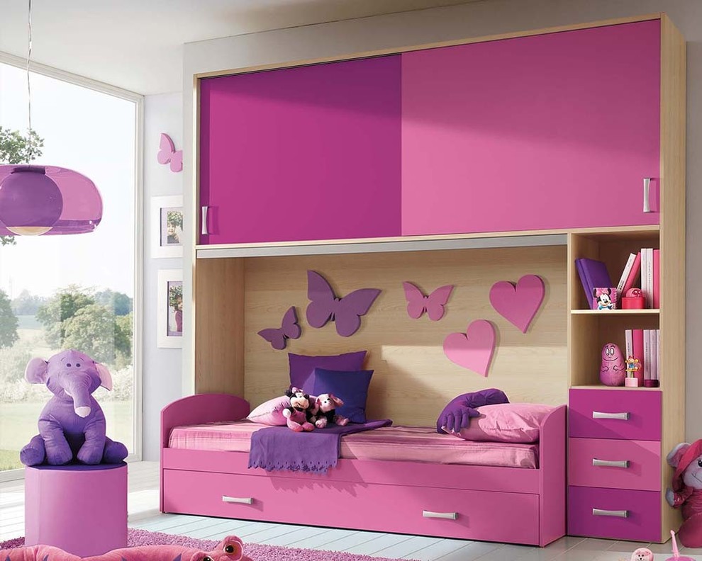 Platform Trundle Bed Kids Modern with Contemporary Kids Bedroom Kids