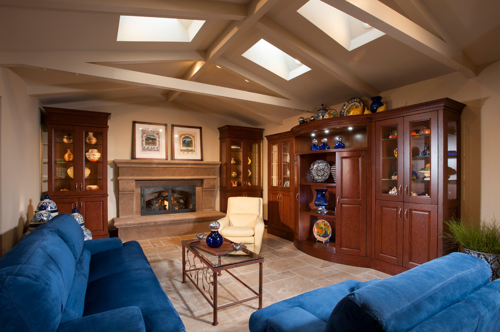 Playroom Storage Ideas Family Room Traditional with Beige Armchair Beige Ceiling