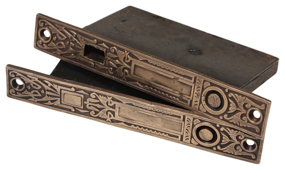 Pocket Door Lock Spaces Traditional with Double Door Lock Set