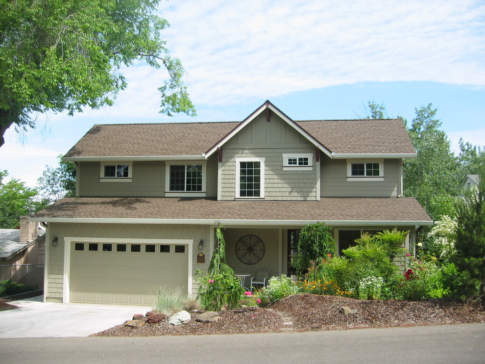 Pole Barn Houses Exterior Craftsman with Infill Lot Was Used