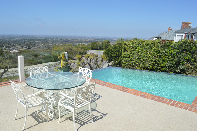 Pool Deck Resurfacing Pool with Acrylic Cement Coating Ca