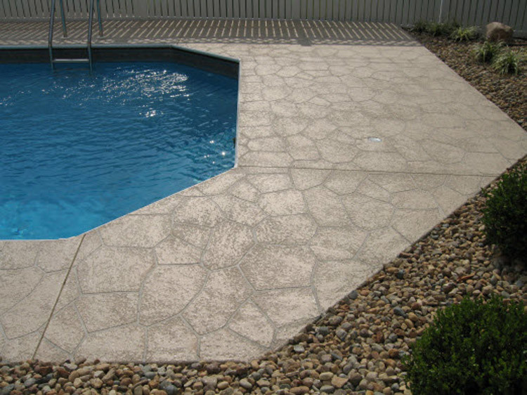 Pool Deck Resurfacing Spaces with Decorative Concrete Louisville Pool