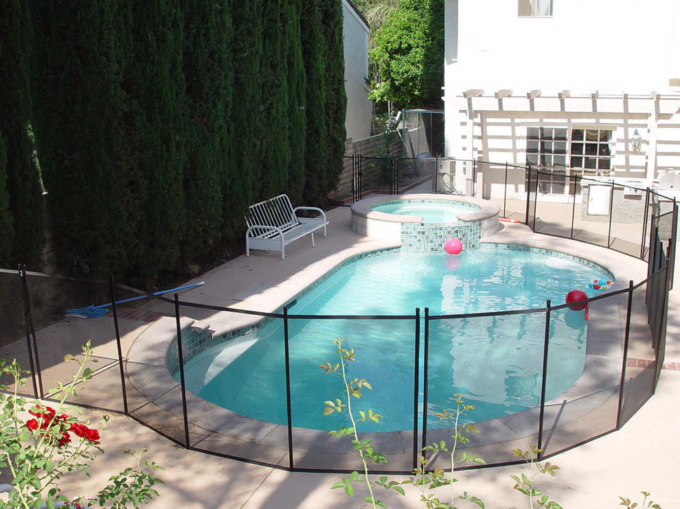 Pool Fencing Ideas Spaces Modern with Childproof Pool Fence Mesh