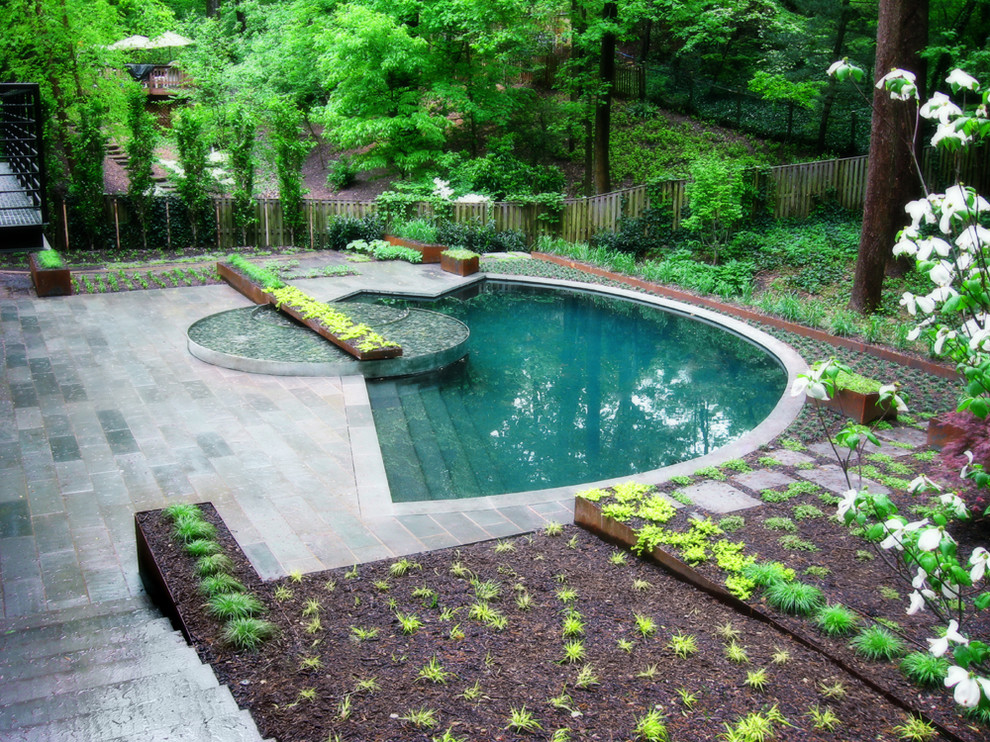 Pool Plaster Colors Pool Contemporary with Aquascape Blue Outdoor Chaise
