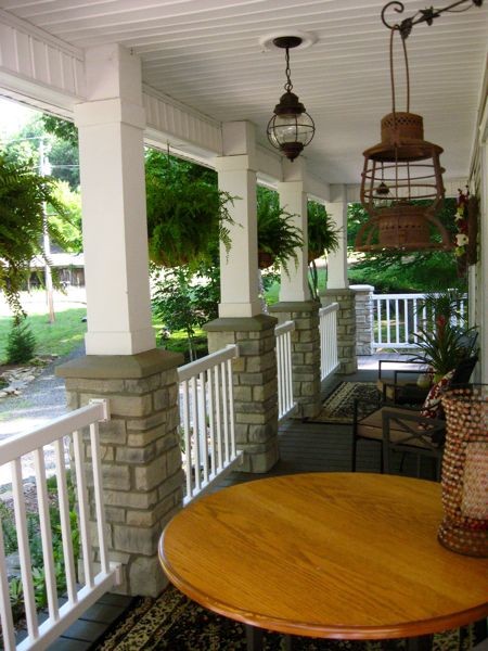Porch Column Ideas Porch Eclectic with None 