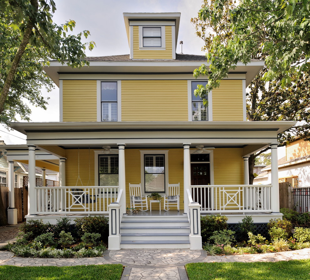 Porch Railing Designs Exterior Traditional with Ceiling Fan Dormer Windows1