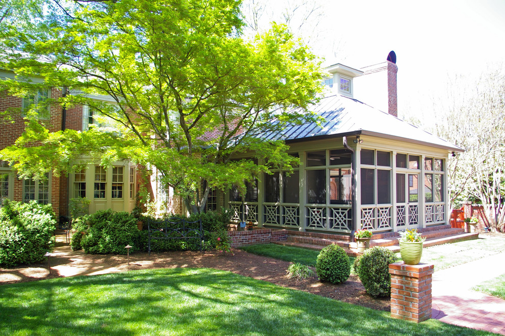 Porch Railing Designs Porch Traditional with Addition Brick Brick Steps1