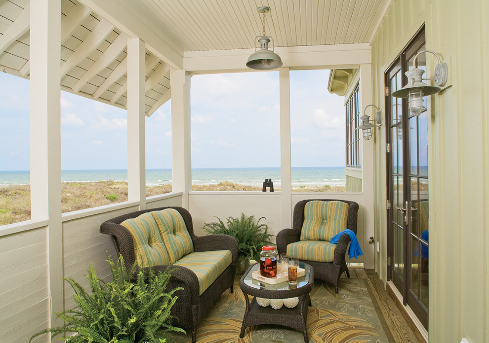 Porch Railing Ideas Porch Beach with Area Rug Beach Board