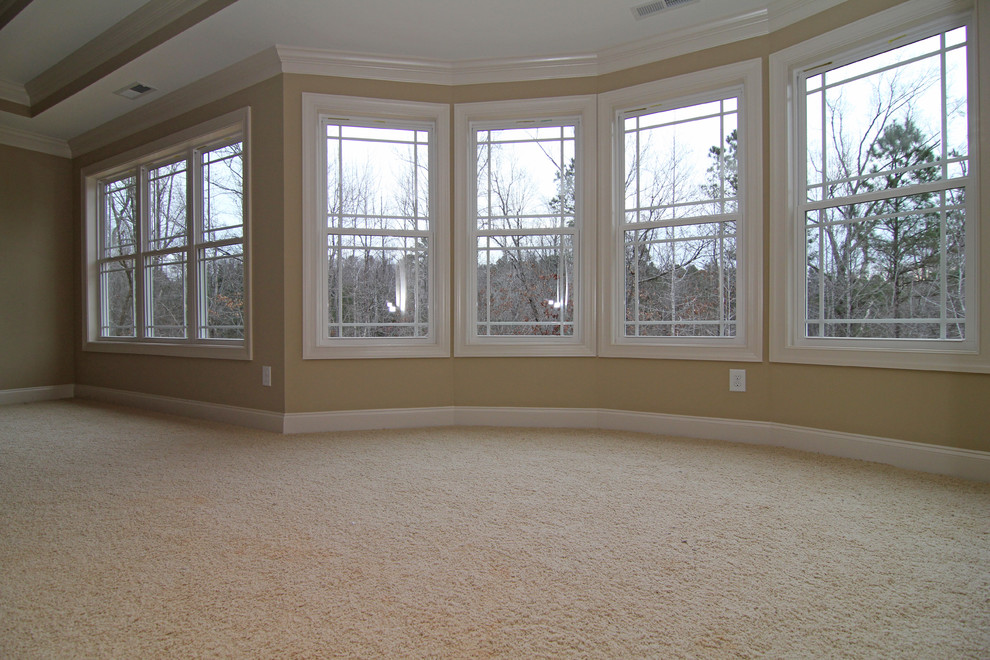 Prairie Style Windows Bedroom Traditional with Angled Sitting Room Home