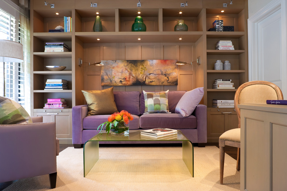 Pull Out Sofa Bed Home Office Contemporary with Area Rug Artwork Blinds