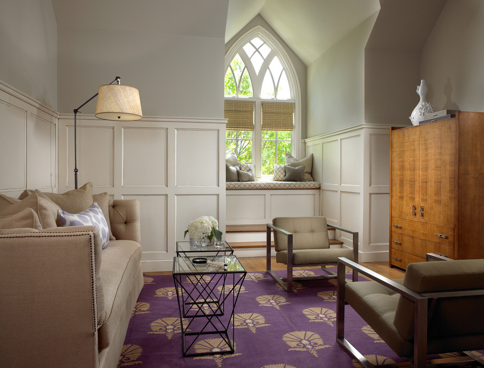 Purple Area Rugs Living Room Contemporary with Accent Chairs Alcove Arch