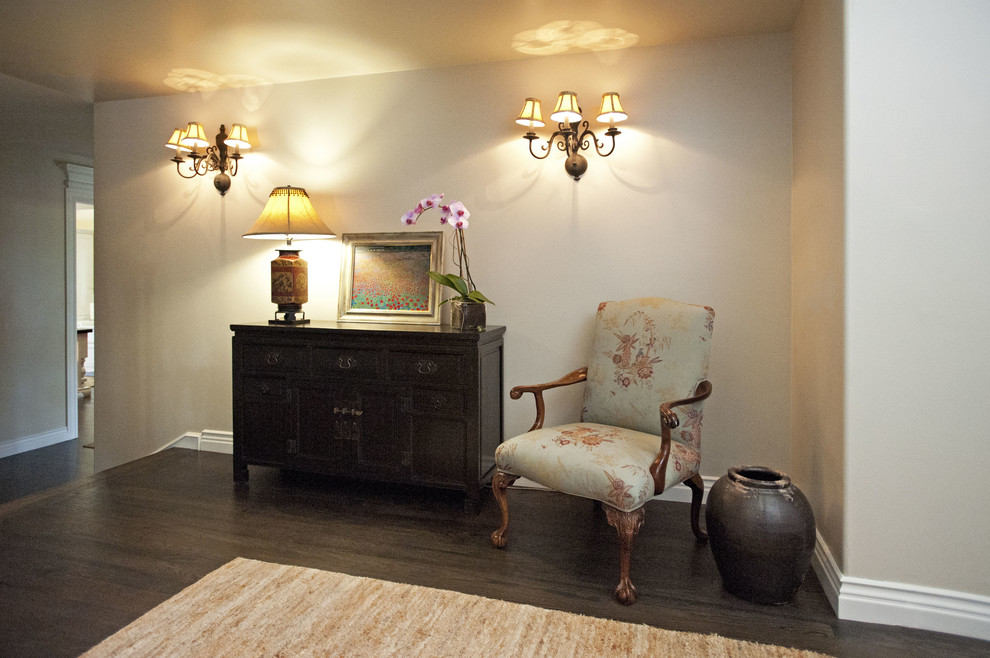 Queen Anne Furniture Entry Traditional with Asian Cabinet Asian Console